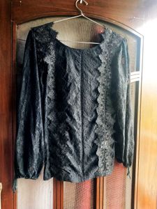 Black Lace Top