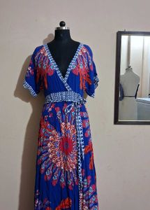 Boho Wrap Maxi Dress