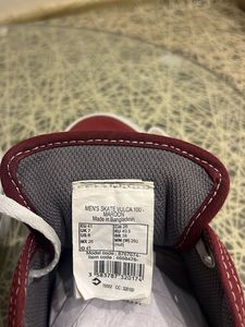 Decathlon  Maroon Skateboarding Sneakers