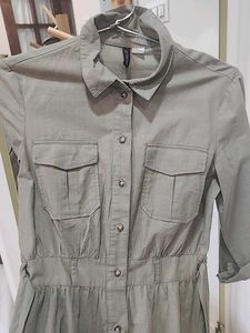 H &amp; M Safari Shirt Dress