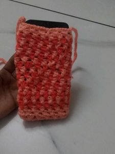 Handmade Crocheted Phone Bag