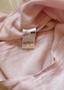 Uniqlo Light Pink linen shirt