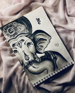 drawing og Lord Ganesha art
