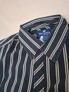 Striped Blue Buffalo Shirt