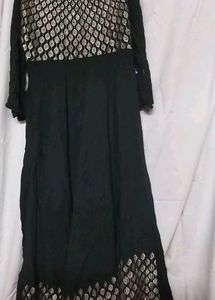 Green Anaarkali Dress, Authentic For Festivals