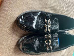 Black Chain Loafers