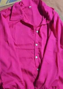 Pink Button-Down Shirt