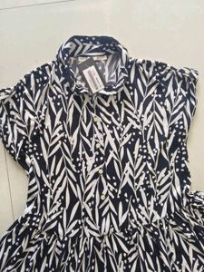 Knee Length Floral Dress for Women