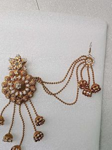 Gold Tone Dangle Earrings