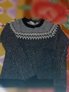 Patterned Knit Sweater