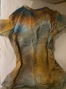 Y2K Yellow Kurti Top