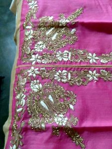 Pink Embellished Kurti