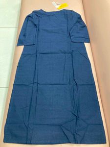 Stylish Navy Embroidered Dress