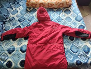 Red Casual Bomber Jacket