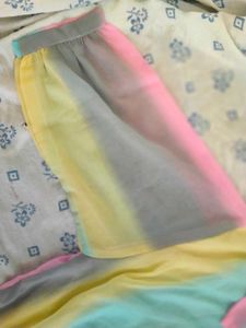 Rainbow Top With Free Jeans