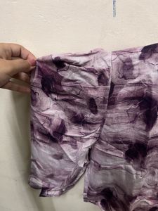 Stylish Purple Crop Top Women