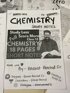 Chemistry Study Notes
