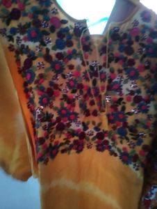 Floral Embroidered Kurta
