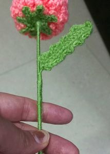 🥀 Elegant Handmade Crochet Ping Pong Flower 🌸✨