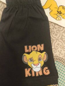 Cute Lion King Shorts Set