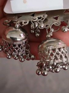 Peacock Jhumka Earrings