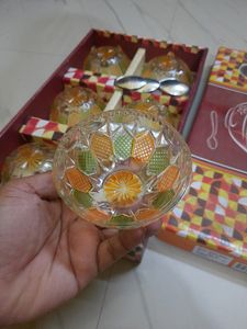 New Golden Jubilee Glass Pattern Bowl