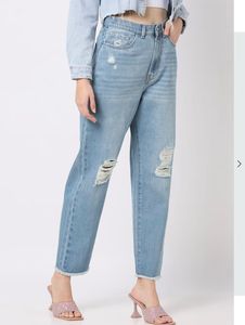 Lee Cooper Distressed Light Wash Jeans
