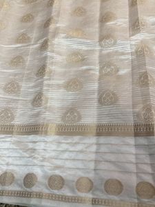 Off White Kerala Style Saree For Grabs