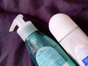 Nivea facewash and underarm roll on