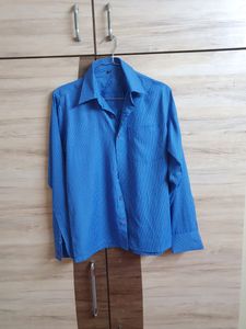 Mens Blue Colour Checks - Casual Shirt