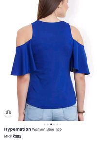 Hypernation blue Top