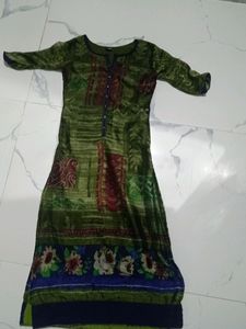 Green Colour Kurtha For Women