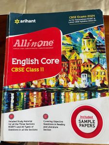 All In One English Core CBSE Class 11