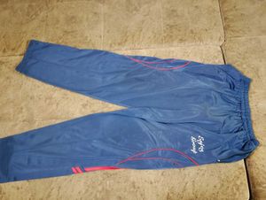 Blue Track Pants and t shirt