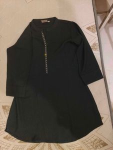 Elegant Black Kurta