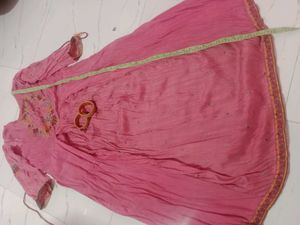 Pink  Gown With Pant 💗