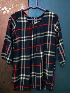 Plaid Top