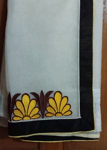 Cream Color Saree