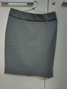 Gray Formal Skirt