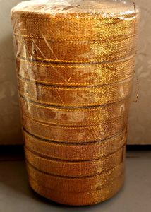 Gold Glitter Ribbon Spool