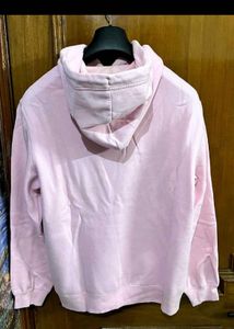 H&amp;M RELAXED FIT BABY PINK HOODIE S
