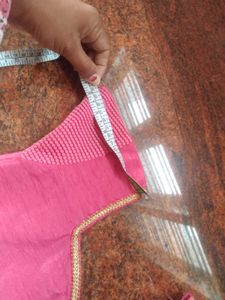 Pink  skirt with Blouse and dupatta