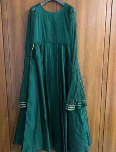 Elegant Green Ethnic Gown