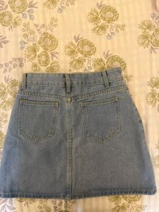 Denim Mini Skirt