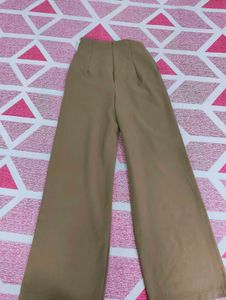 Wide Leg Trousers - Size S