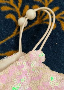 Sparkly Top &amp; Denim Set