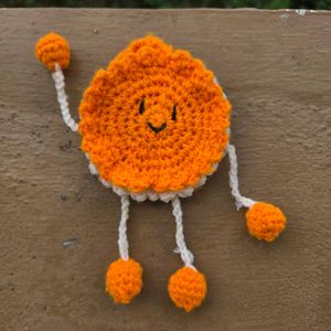 Crochet Biscuit Character Toy And Key Chain
