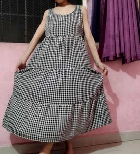 Gingham Maxi Dress