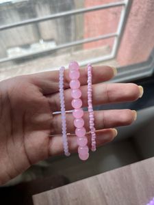 glass bead bracelet stack