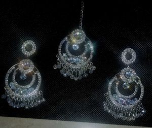 Elegant Earring &amp; Mangtika Set